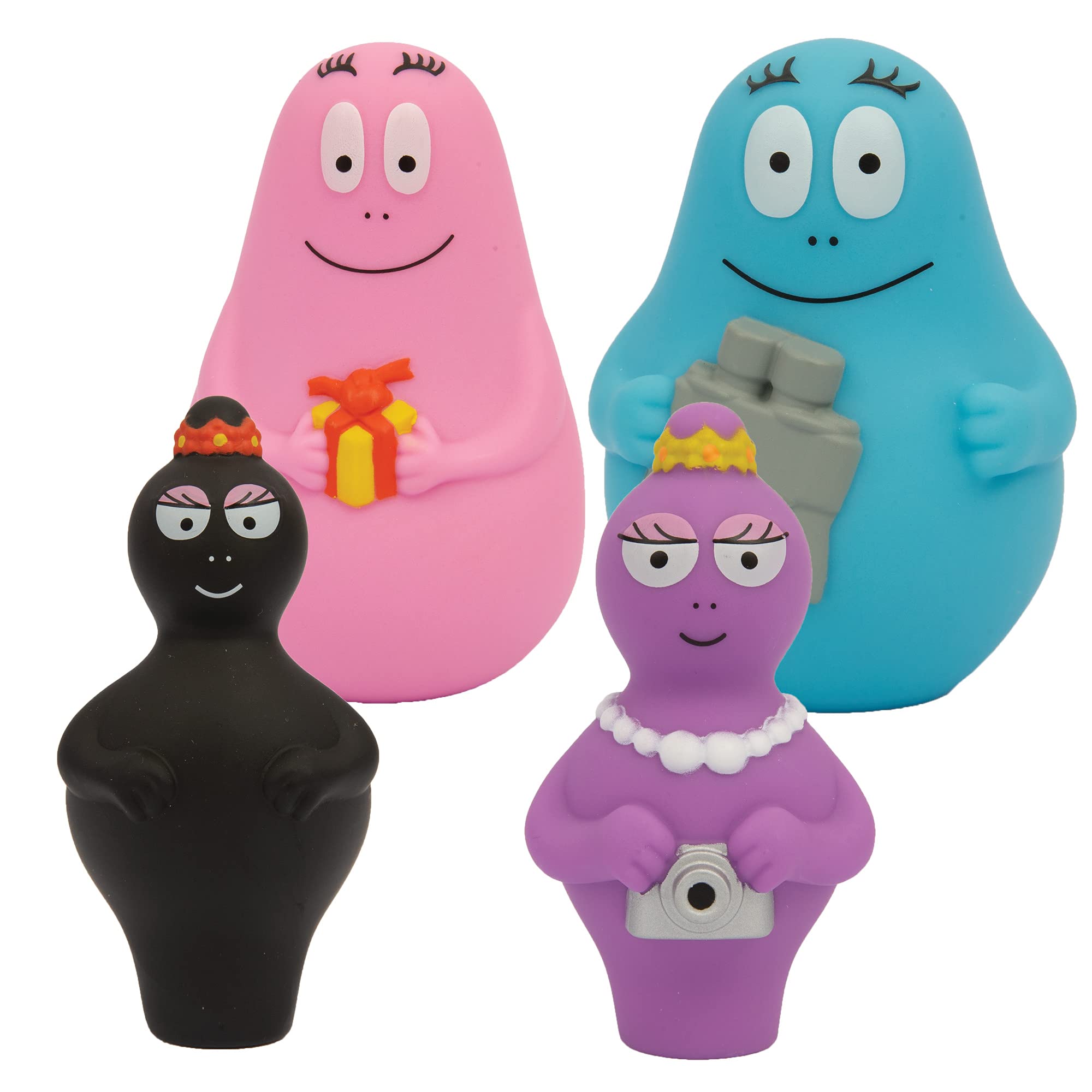 Giochi Preziosi France- Barbapapa Gift Set 4 Characters, Figurines
